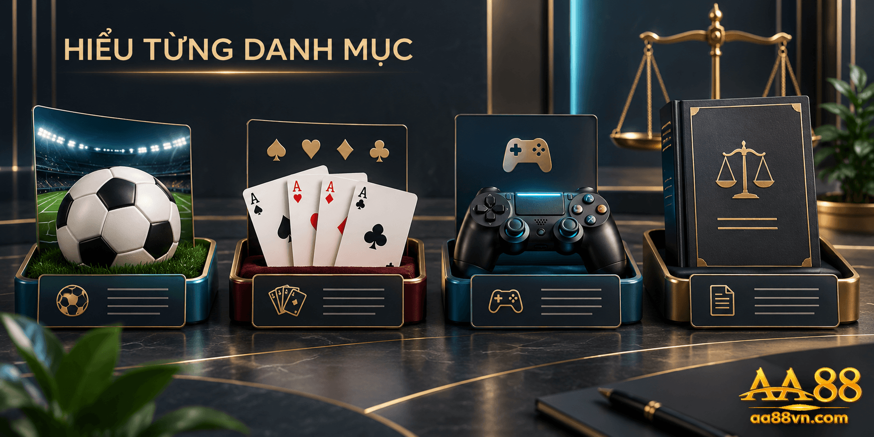 Các danh mục cần được phân biệt theo luật, điều kiện sử dụng và cách ghi nhận kết quả của từng sản phẩm.