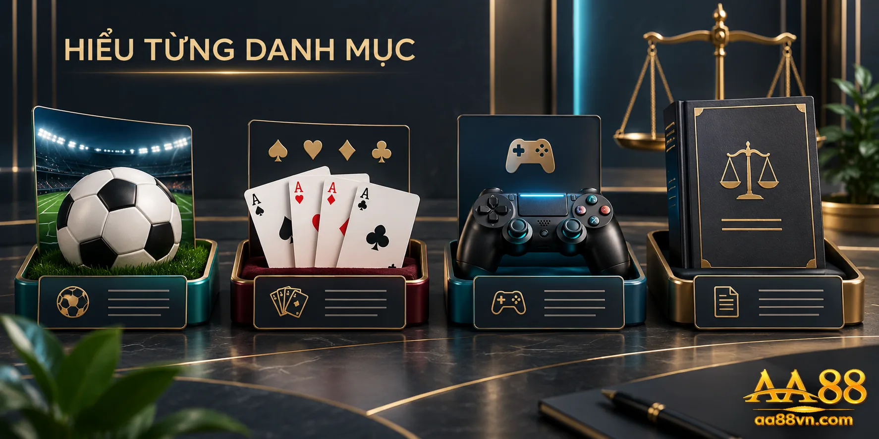 Các danh mục cần được phân biệt theo luật, điều kiện sử dụng và cách ghi nhận kết quả của từng sản phẩm.