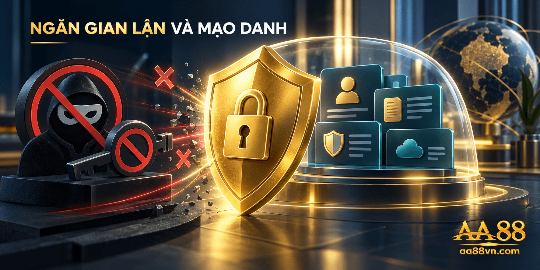Điều khoản điều kiện AA88 nghiêm cấm gian lận, mạo danh và mọi hình thức can thiệp trái phép vào hệ thống.