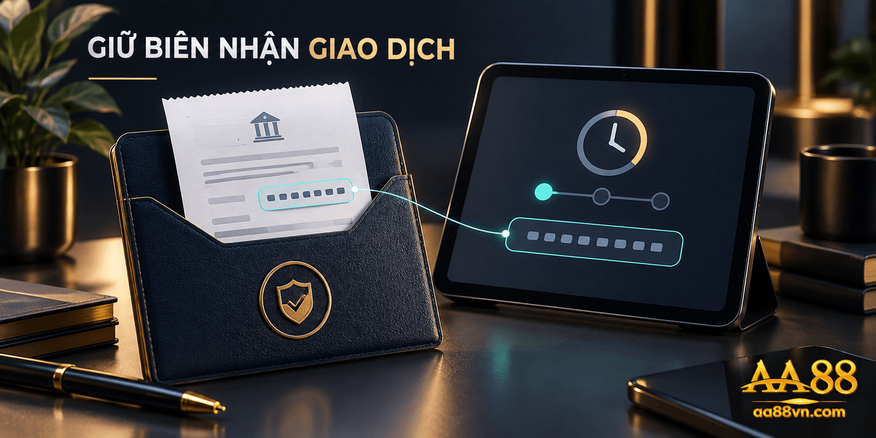 Giữ mã giao dịch cùng biên nhận giúp đối chiếu rõ khoản đã chuyển khi số dư chưa cập nhật.